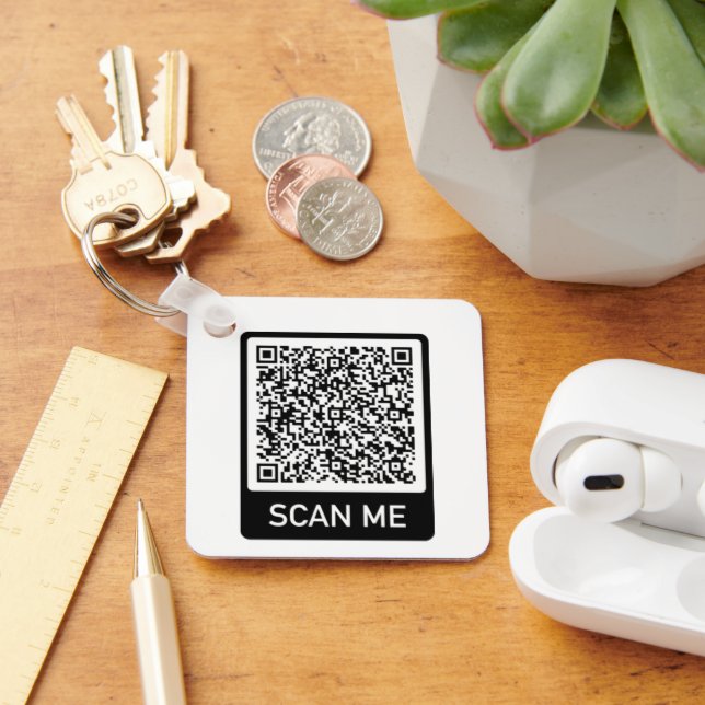 Llavero Código QR - Escándame Profesional Personalizado Mo (Escritorio )