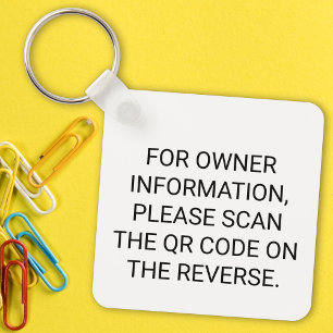 Llavero Código QR explorable para perdidos