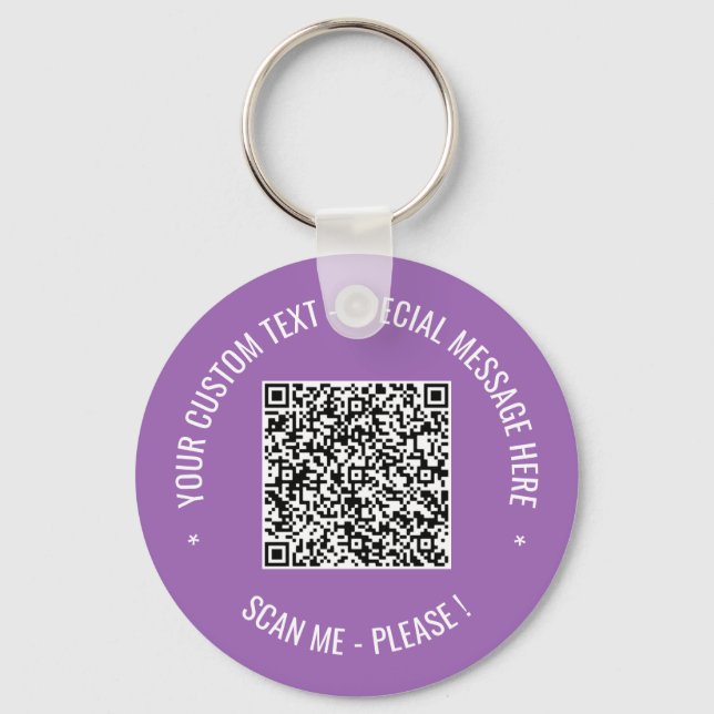 Llavero Código QR Explorar información Personalizado de cl (Anverso)