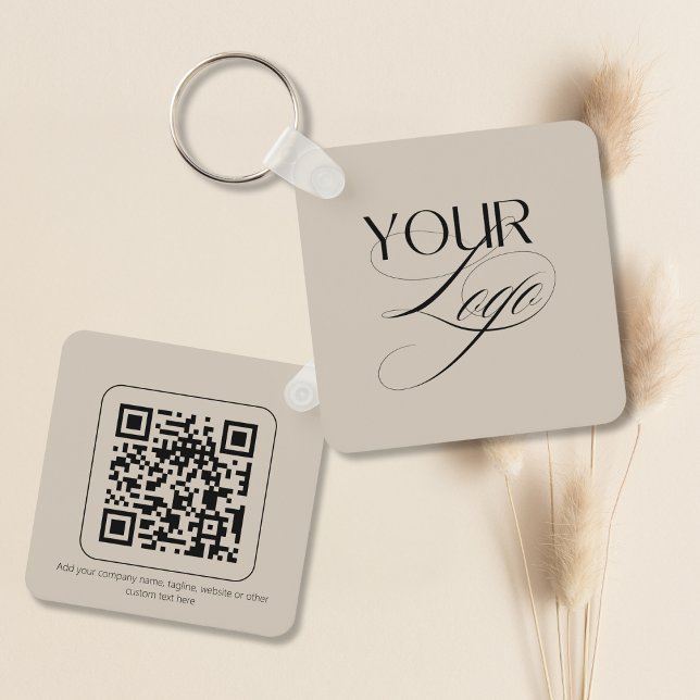 Llavero Código QR Logo de Texto Personalizado Premium Past (Subido por el creador)