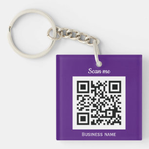 Llavero Código QR logotipo profesional Personalizado profe