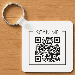 Llavero Código QR Minimalista Escanear Negocio