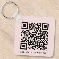 Código QR Minimalista Texto simple de Personalizad