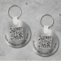 Código QR moderno promocional plateado