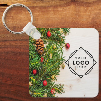 Llavero Código QR negro elegante y elegante