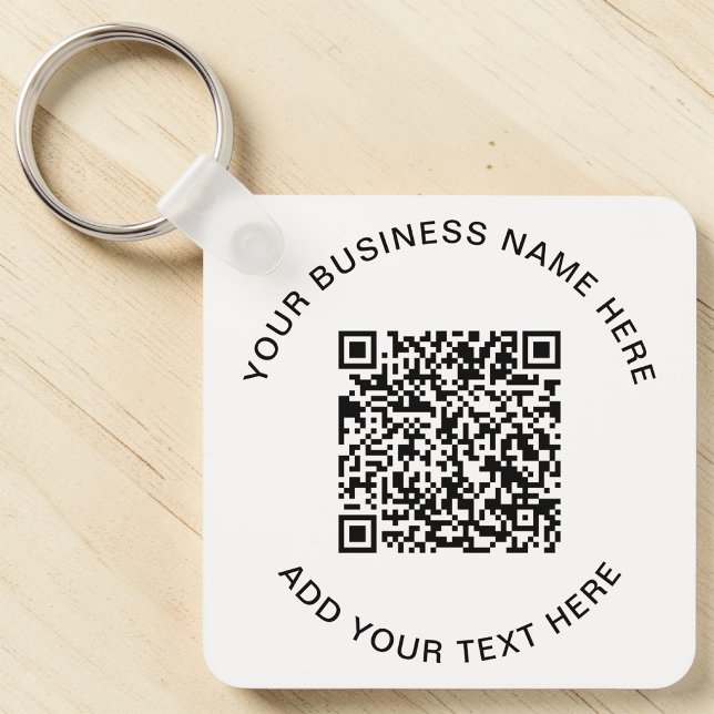 Llavero Código QR o promoción de logotipos (QR Code or Logo Promotional Keychain)