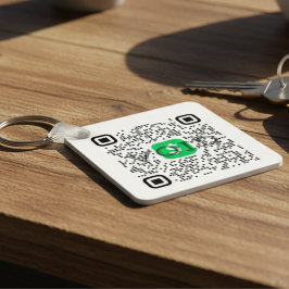 Llavero Código QR personalizado de Cash App