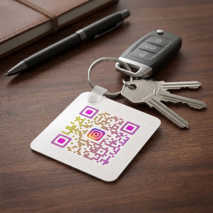 Llavero Código QR personalizado de Instagram