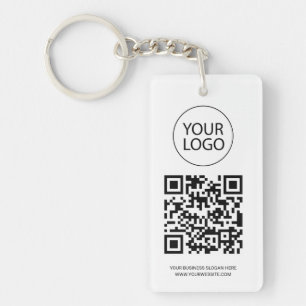 Llavero Código QR personalizado Tarjeta de presentación Su