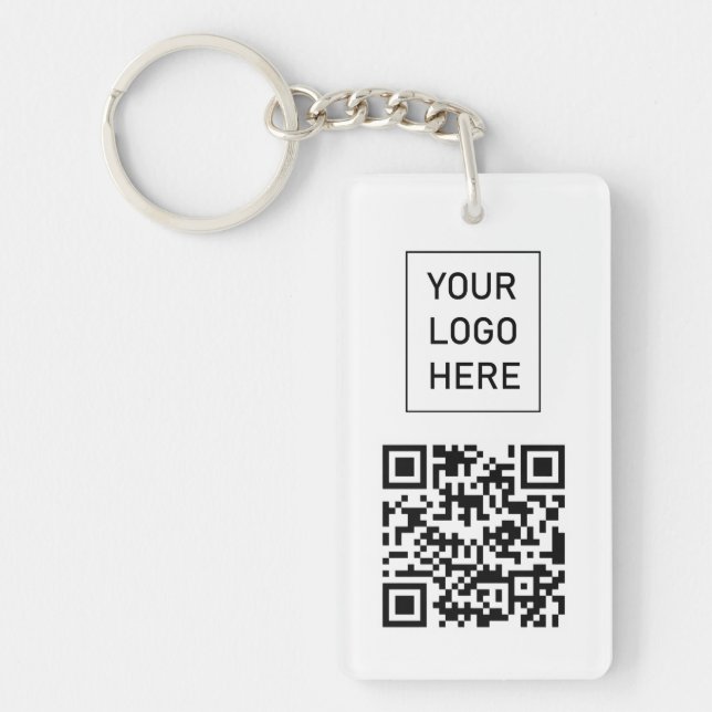 Llavero Código QR personalizado Tarjeta de presentación Su (Frente)