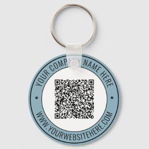 Llavero Código QR personalizado y cadena de claves de text