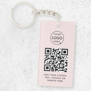 Llavero Código QR   Profesional del logotipo profesional R