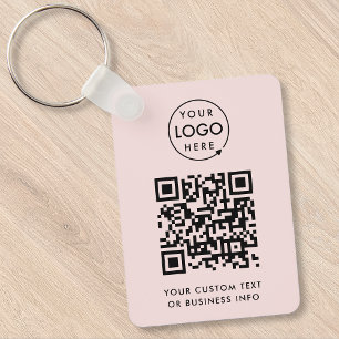 Llavero Código QR   Profesional del logotipo profesional R