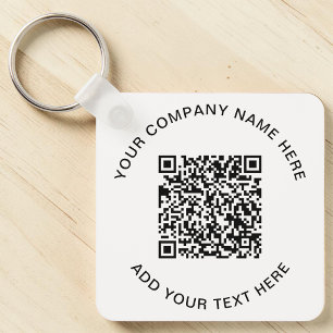 Llavero Código QR Promocional Moderno