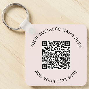 Llavero Código QR Rosa Promocional