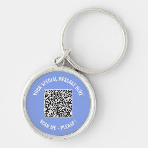 Llavero Código QR Su Mensaje Especial Sorpresa Keychain