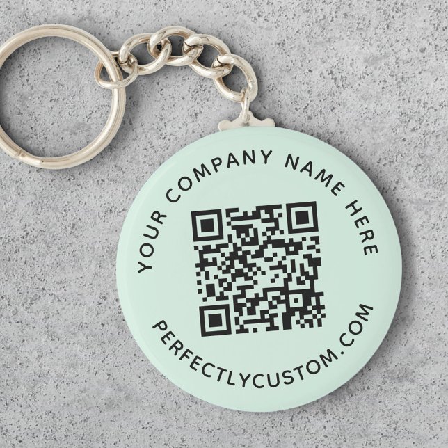 Llavero Código QR y personalizado de la menta de la luz de (Subido por el creador)