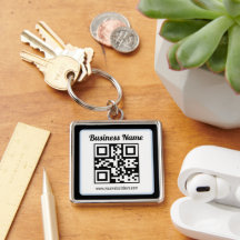 Código QR y texto editables con borde azul claro