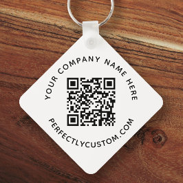 Llavero Código QR y texto personalizado de doble cara Keyc