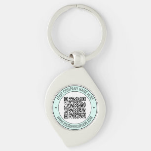 Llavero Código QR y texto Personalizado Profesional Person