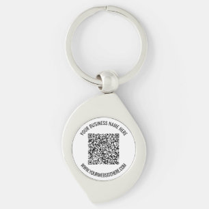 Llavero Código QR y texto Personalizado Profesional Person