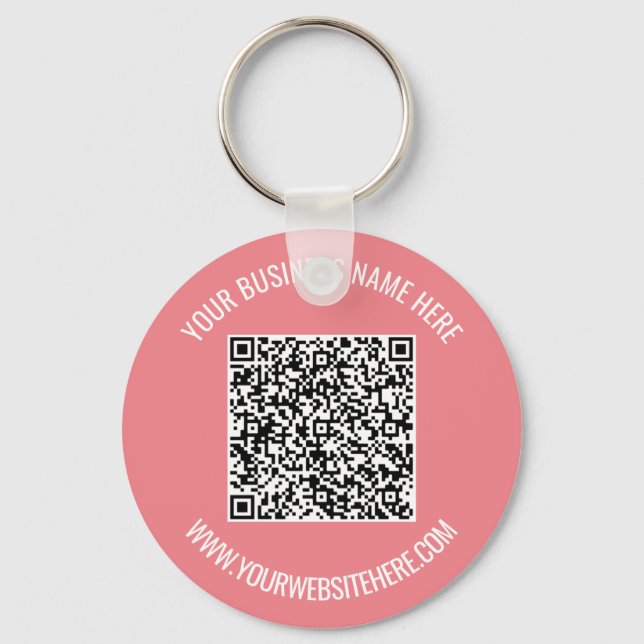 Llavero Código QR y texto Personalizado profesional person (Anverso)