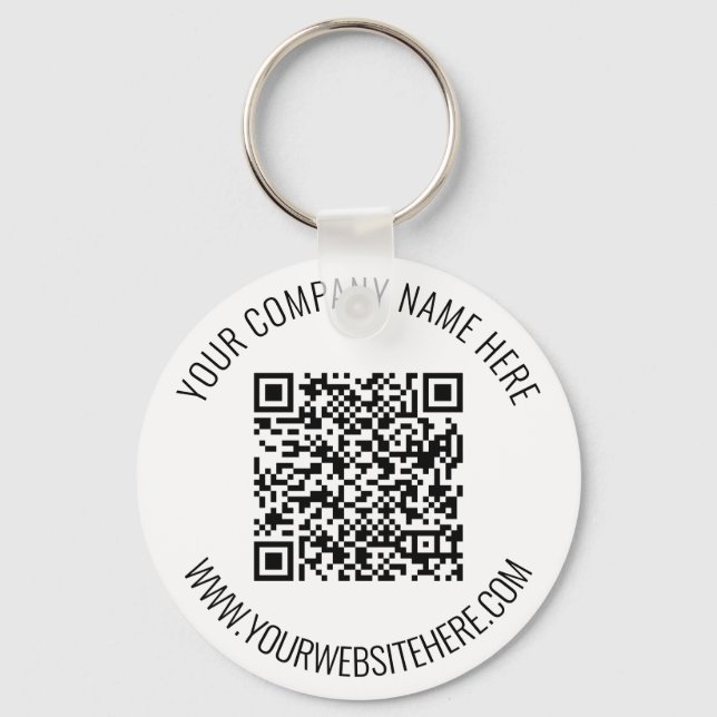 Llavero Código QR y texto Personalizado profesional person (Anverso)