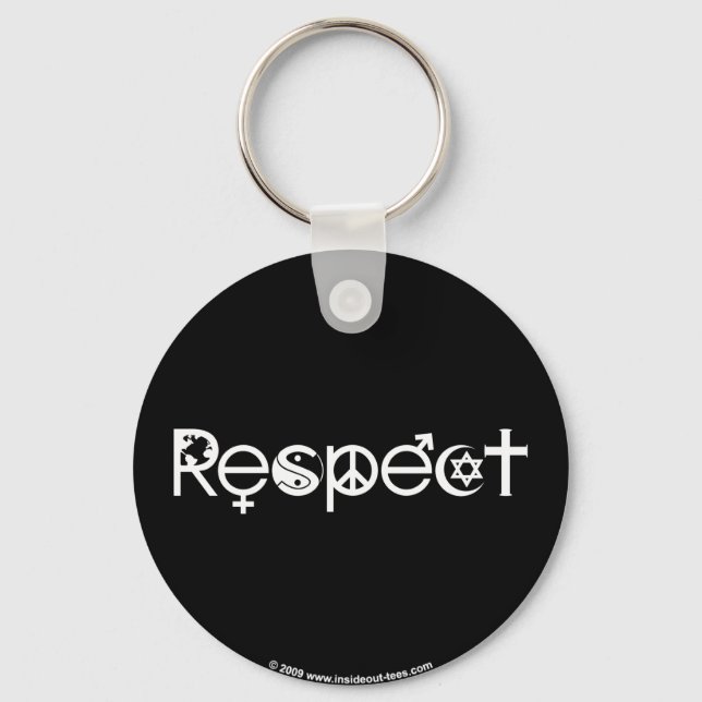 Llavero Coexistir con el respeto - Amabilidad y tolerancia (Anverso)