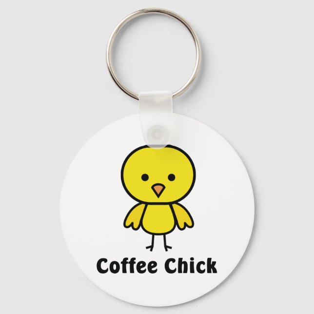 Llavero Coffee Chick (Anverso)