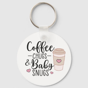 Llavero Coffee Chugs and Baby Snugs, enfermera de L&D de N