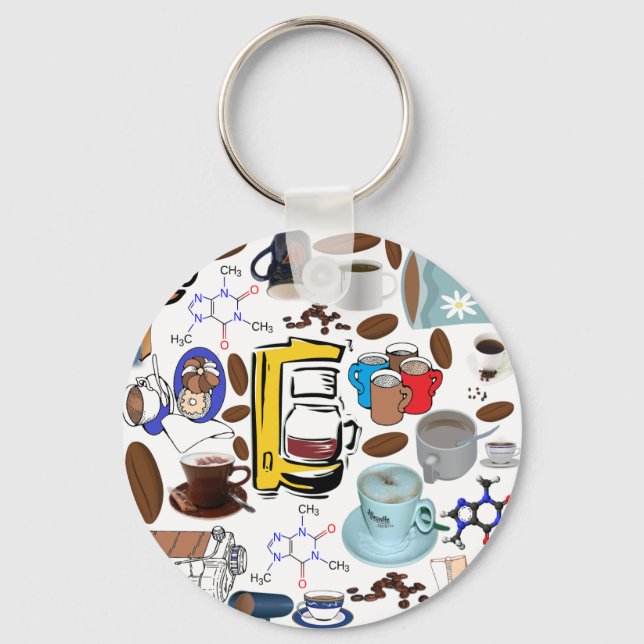 Llavero Coffee Collage (Anverso)