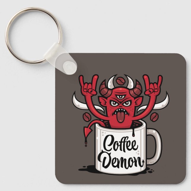 Llavero Coffee Demon (Anverso)