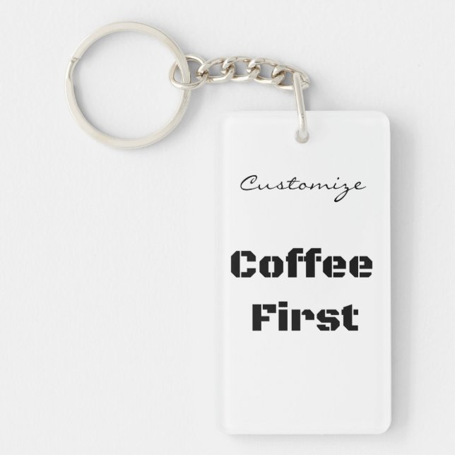 Llavero Coffee First Thunder_Cove (Frente)