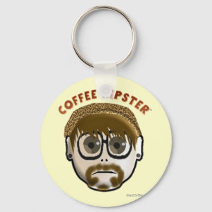 Llavero Coffee Hipster - cadena de claves