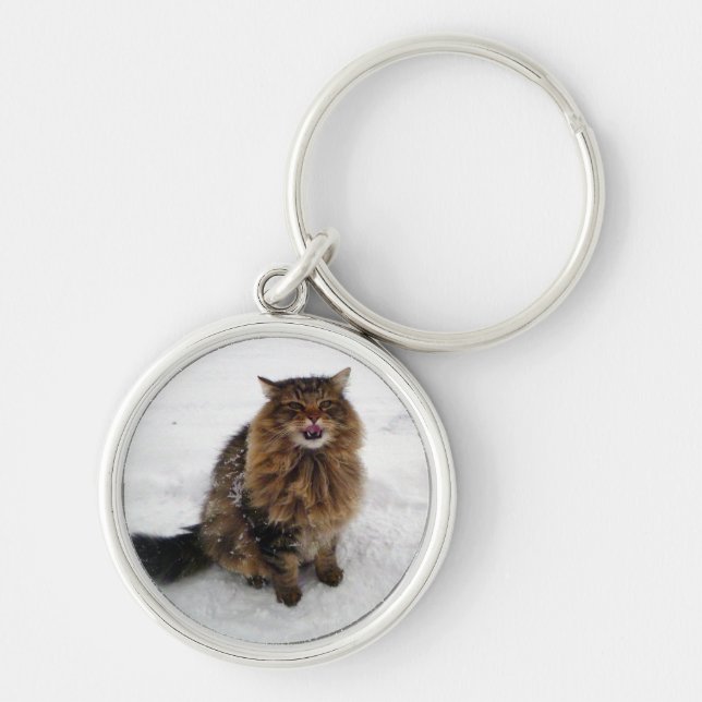 Llavero Cogida de un copo de nieve (Frente)