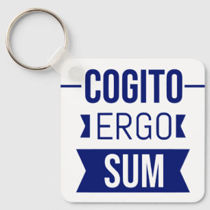 Llavero Cogito ergo sum - frase latina