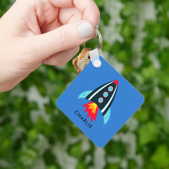 Llavero Cohete espacial niños (Mano)
