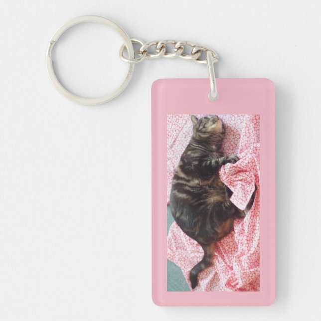 Llavero Cojín de claves sastre Dave Rectangle (Frente)