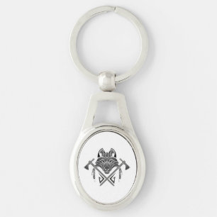 Llavero Cojín decorativo del tótem lobo