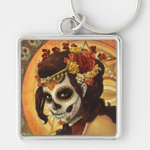 Llavero Cojín decorativo Dia De Los Muertos