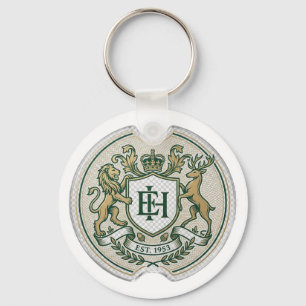 Llavero Cojín para Coche de Escudo de Armas Real Personali