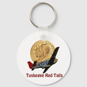 Llavero Cola del rojo de Tuskegee