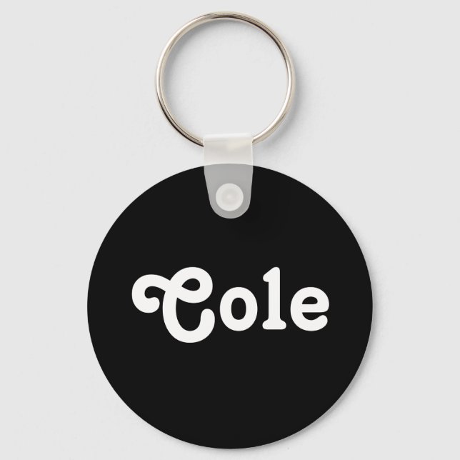 Llavero Cole de cadena de clave (Anverso)