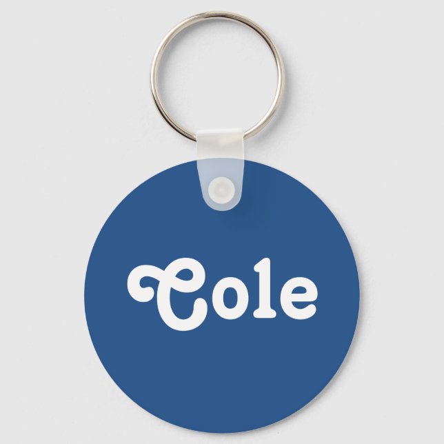 Llavero Cole de cadena de clave (Anverso)