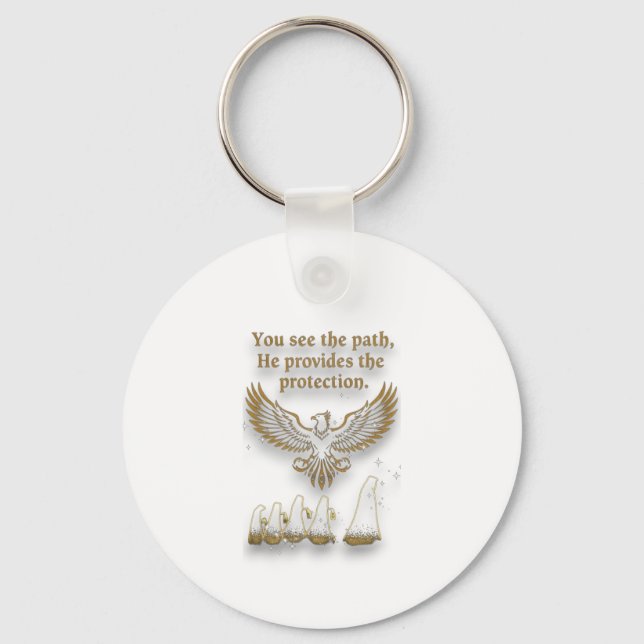 Llavero Colección de accesorios espirituales de visión div (Anverso)