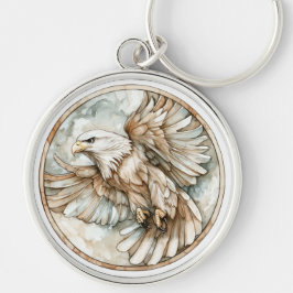 Llavero Colección de águila salvaje del águila calva y la 