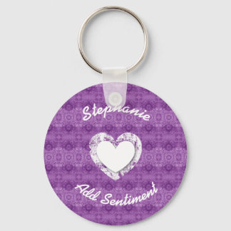 Llavero Colección de Bodas morado de lacy grunge Z16