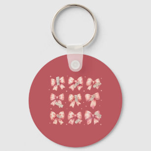 Llavero Colección de cinta adhesiva washi con lazo rosa ac