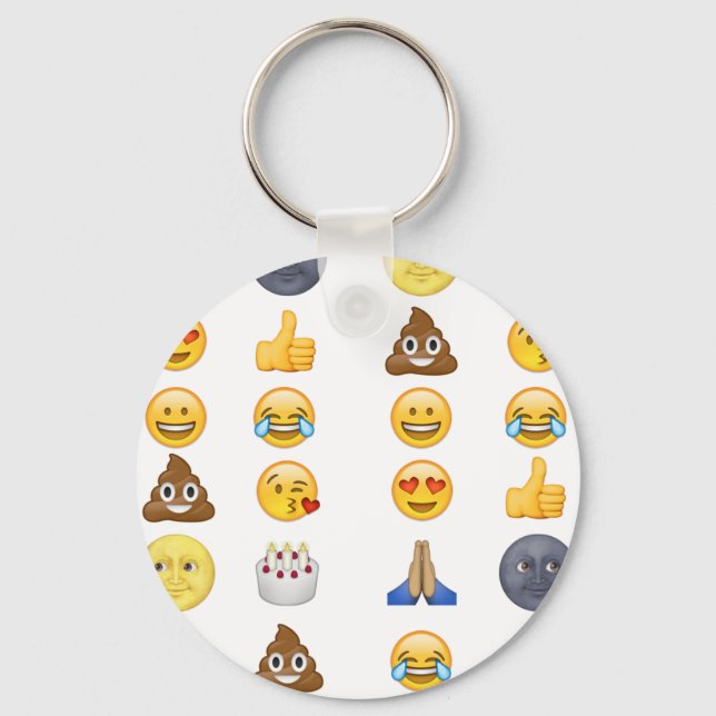 Llavero Colección de emoji superior (Anverso)