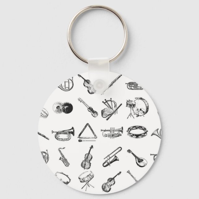 Llavero Colección de instrumentos musicales clásicos (Anverso)